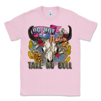 Bubblegum Pink do not harm take no bull cow skull Classic Tee - Zillion Design Studio