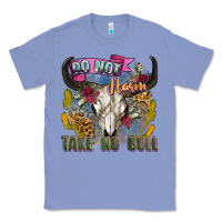Colony Blue do not harm take no bull cow skull Classic Tee - Zillion Design Studio