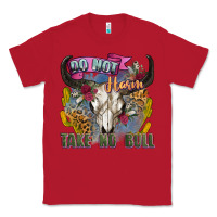 Red do not harm take no bull cow skull Classic Tee - Zillion Design Studio