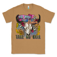Toasted Coconut do not harm take no bull cow skull Classic Tee - Zillion Design Studio