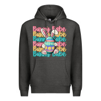 Charcoal Heather bunny babe Premium Hoodie - MaliasSmallBusiness
