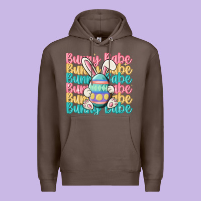 Bunny Babe Premium Hoodie Designed By Maliassmallbusiness