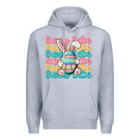 Heather Grey bunny babe Premium Hoodie - MaliasSmallBusiness