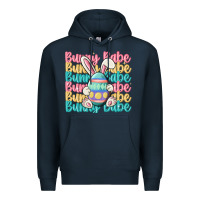 Navy bunny babe Premium Hoodie - MaliasSmallBusiness