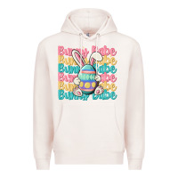Pale Pink bunny babe Premium Hoodie - MaliasSmallBusiness