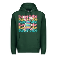 Sports Green bunny babe Premium Hoodie - MaliasSmallBusiness