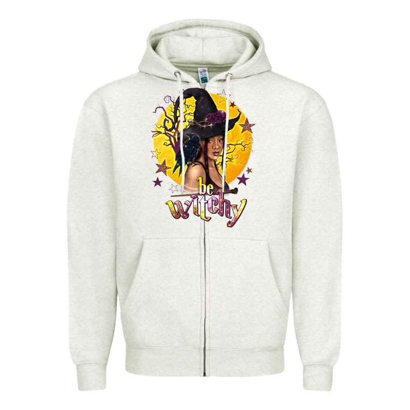 Be Witchy Black Witch Zipper Hoodie by texasbilliewilder | Teevron