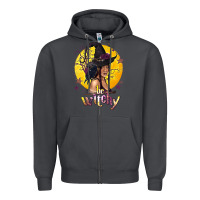 Smoke Be Witchy Black Witch Zipper Hoodie - texasbilliewilder