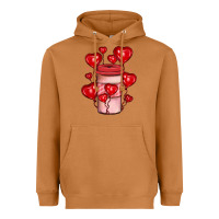 Meerkat valentines day coffee Heavyweight Hoodie - JahusDesignShop