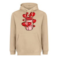 Mushroom valentines day coffee Heavyweight Hoodie - JahusDesignShop