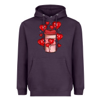 Plum valentines day coffee Heavyweight Hoodie - JahusDesignShop
