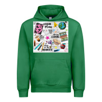 Emerald teacher always learning Urban Hoodie - NancyCooperArtShop