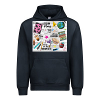 Navy teacher always learning Urban Hoodie - NancyCooperArtShop