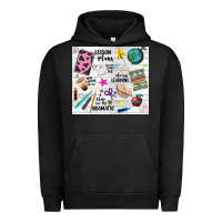 Pigment Black teacher always learning Urban Hoodie - NancyCooperArtShop