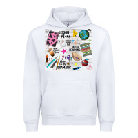 White teacher always learning Urban Hoodie - NancyCooperArtShop