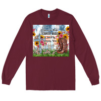 Burgundy christian western american made country raised Long Sleeve Tee - Zillion Design Studio