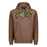 Chestnut Peace Love Texas Premium Hoodie - RanaPortraitStore