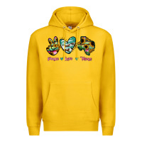 Lemon Peace Love Texas Premium Hoodie - RanaPortraitStore
