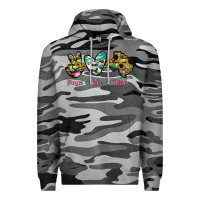 Slate Camo Peace Love Texas Premium Hoodie - RanaPortraitStore