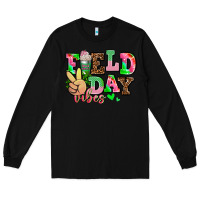 Black field day vibes Long Sleeve Tee - AdoDesignShop