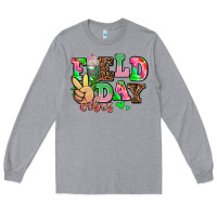 Heather Grey field day vibes Long Sleeve Tee - AdoDesignShop