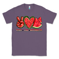Lavender peace love watermelon Classic Tee - texasbilliewilder