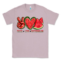 Lilac peace love watermelon Classic Tee - texasbilliewilder