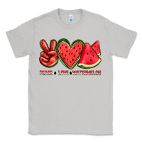 Moon Dust peace love watermelon Classic Tee - texasbilliewilder