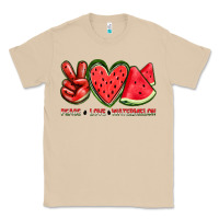 Mushroom peace love watermelon Classic Tee - texasbilliewilder