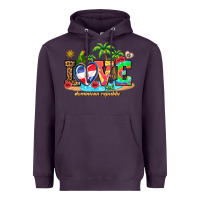 Plum love dominican republic Heavyweight Hoodie - AdoDesignShop