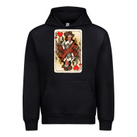Black queen of hearts cowgirl Urban Hoodie - NancyCooperArtShop