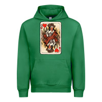 Emerald queen of hearts cowgirl Urban Hoodie - NancyCooperArtShop
