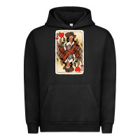 Pigment Black queen of hearts cowgirl Urban Hoodie - NancyCooperArtShop