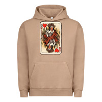 Pigment Burro queen of hearts cowgirl Urban Hoodie - NancyCooperArtShop