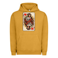 Pigment Peanut Butter queen of hearts cowgirl Urban Hoodie - NancyCooperArtShop