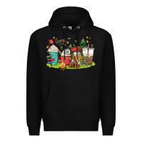 Black camp coffee drink Premium Hoodie - MaliasSmallBusiness