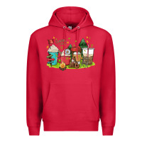 Cardinal camp coffee drink Premium Hoodie - MaliasSmallBusiness