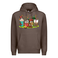 Coffee camp coffee drink Premium Hoodie - MaliasSmallBusiness