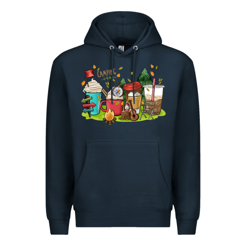 Camp Coffee Drink Premium Hoodie by MaliasSmallBusiness | Teevron