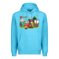 Ocean Blue camp coffee drink Premium Hoodie - MaliasSmallBusiness