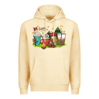 Pina Colada camp coffee drink Premium Hoodie - MaliasSmallBusiness