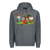 Rock camp coffee drink Premium Hoodie - MaliasSmallBusiness