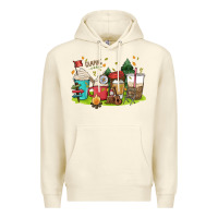 Sandshell camp coffee drink Premium Hoodie - MaliasSmallBusiness
