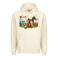 Tofu camp coffee drink Premium Hoodie - MaliasSmallBusiness