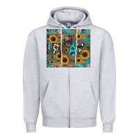 Heather Grey just pray tumbler Zipper Hoodie - RanaPortraitStore