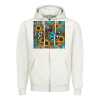 Oatmeal Heather just pray tumbler Zipper Hoodie - RanaPortraitStore