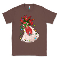 Chestnut christmas rooster with lights Classic Tee - RanaPortraitStore