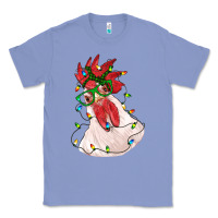 Colony Blue christmas rooster with lights Classic Tee - RanaPortraitStore