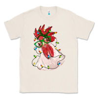 Natural christmas rooster with lights Classic Tee - RanaPortraitStore