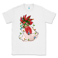 White christmas rooster with lights Classic Tee - RanaPortraitStore